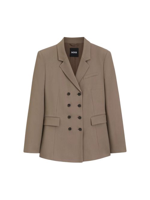 Women's Tailored Faux-Leather Jacket