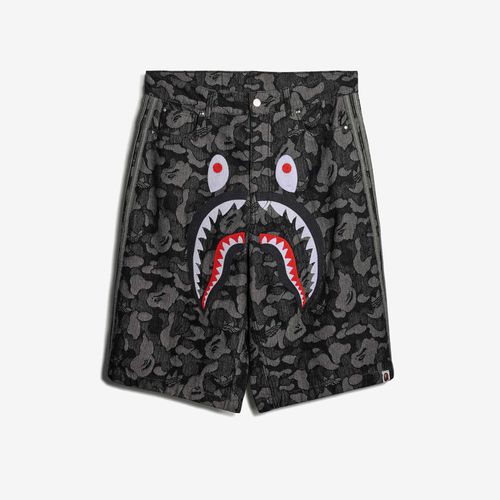 Adidas Shark Denim Jorts x BAPE - black - male
