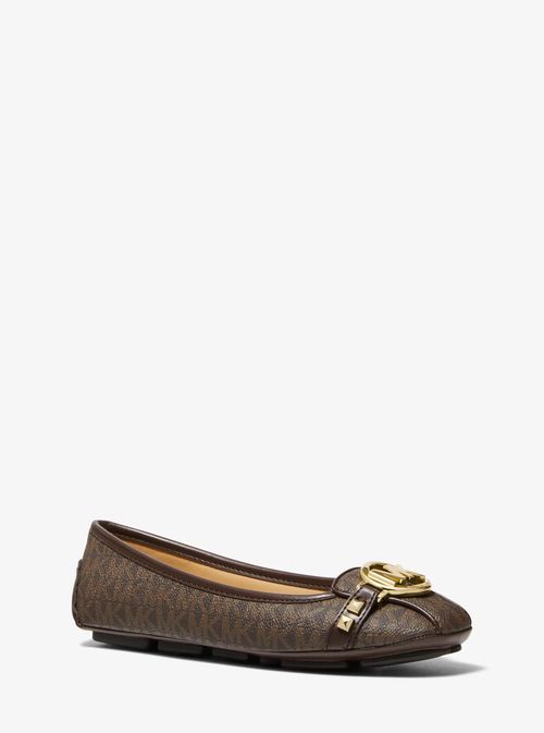 Fulton Studded Logo Moccasin in Brown - size 7