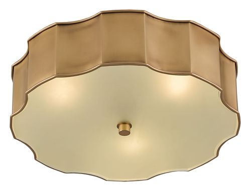 Wexford Ceiling Light in Antique Bra