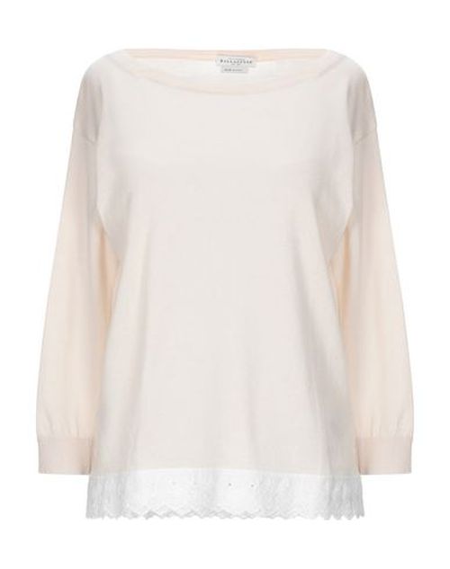 Woman Sweater Ivory Size 8 Cotton