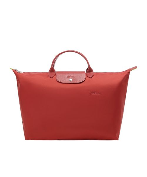 Logo zipper handbag