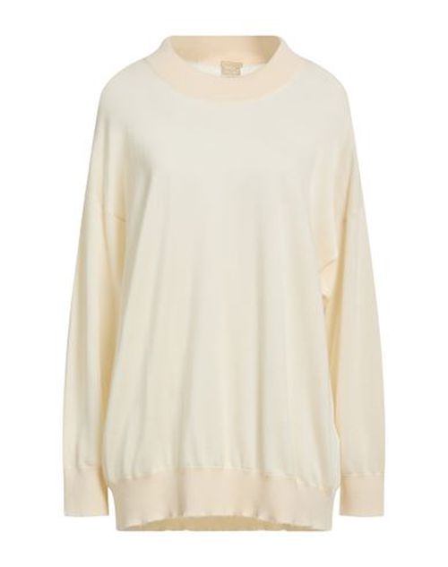 Woman Sweater Cream Size L Cashmere