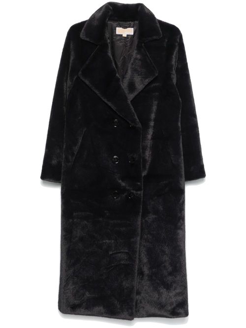 Faux-fur coat - Blue