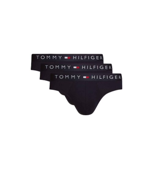 Tommy Hilfiger for man. UM0UM03182 Set 3 black briefs (M), Homewear, Cotton, Sustainable