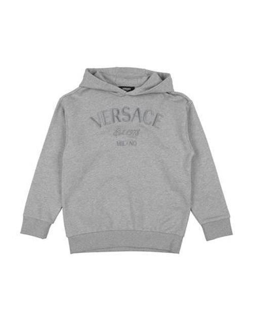 Kid Boy Sweatshirt Grey Size 10 Cotton, Polyester