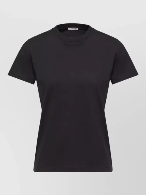 Moncler - cotton ribbed crewneck short-sleeve t-shirt