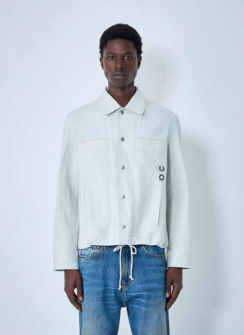 Collared Snap-button Jacket