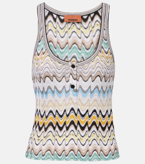 Intarsia tank top