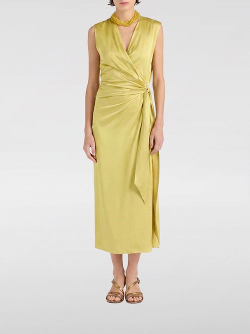 MOMONÌ Dress Woman color Lime