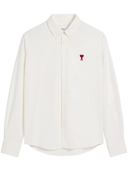Classic Button-Down Shirt With Heart Logo