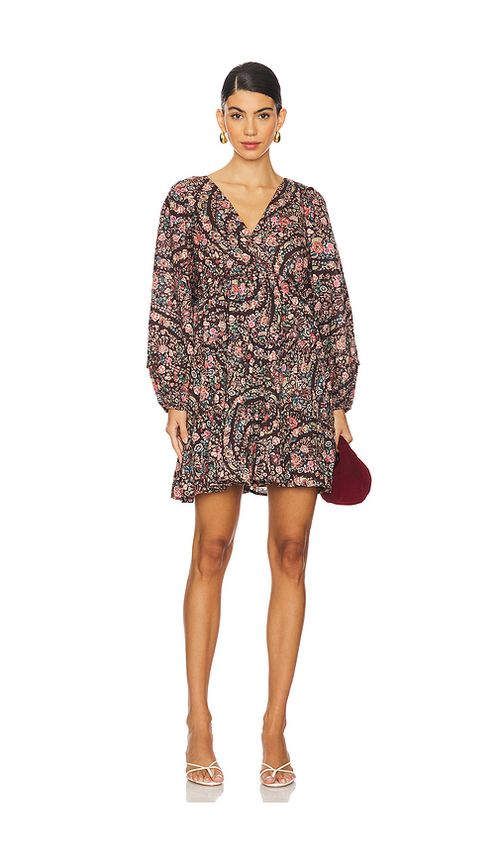 Cleobella Francesca Mini Dress in Brown. S. Also in