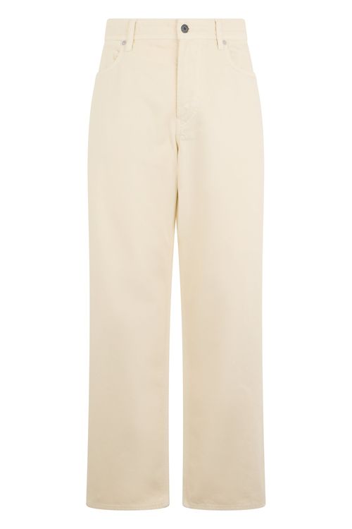 Compass Cotton Straight Pants