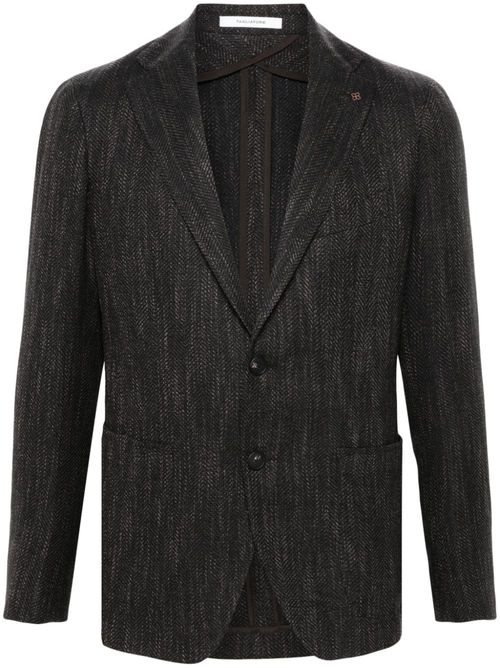Herringbone blazer - Brown