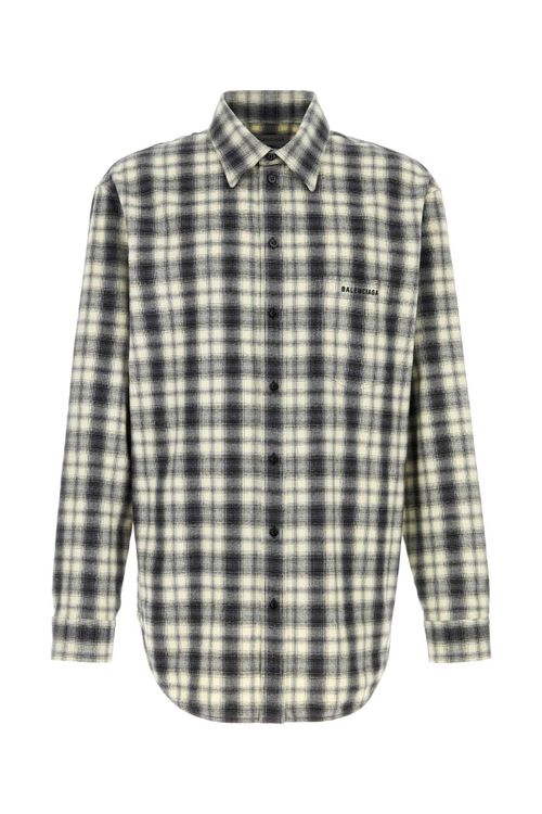 Checked Flannel Shirt — Multicolor