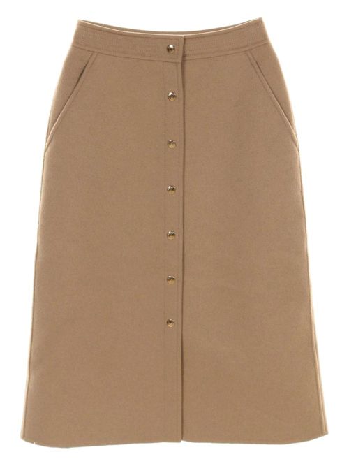 Louis Vuitton Pre-Owned 20's double-face midi skirt - Neutrals