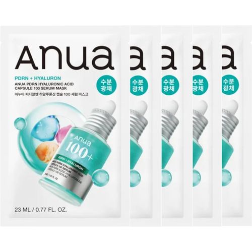 ANUA - PDRN Hyaluronic Acid Capsule 100 Serum Mask - set