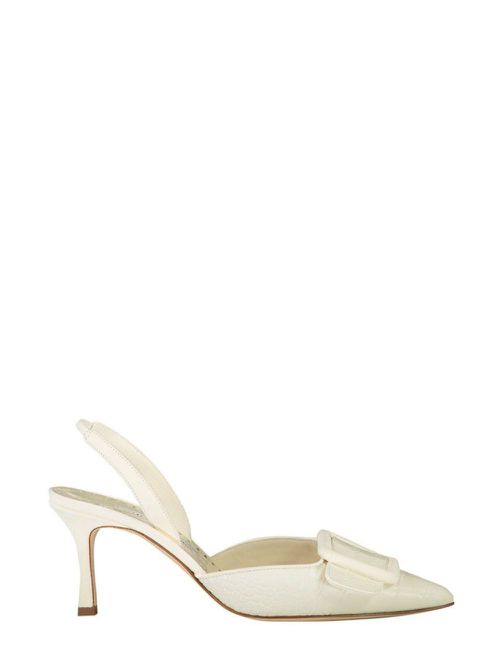 70mm Maysli slingback pumps - White