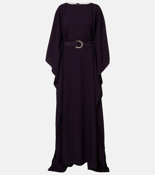 Fitzgerald open-back crêpe cady kaftan