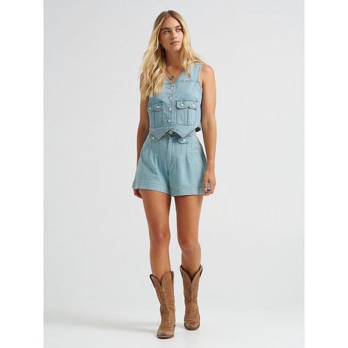 Women's Country Estate Short in Pale Denim