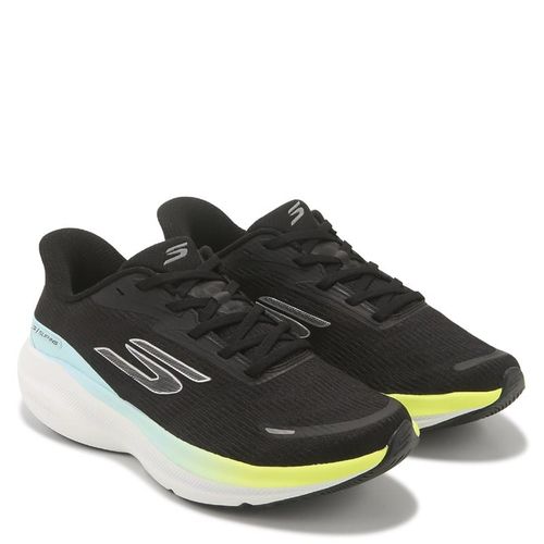 Women's Slip-Ins Aero Pulse Arch Fit Running Shoes (Black/Yellow)