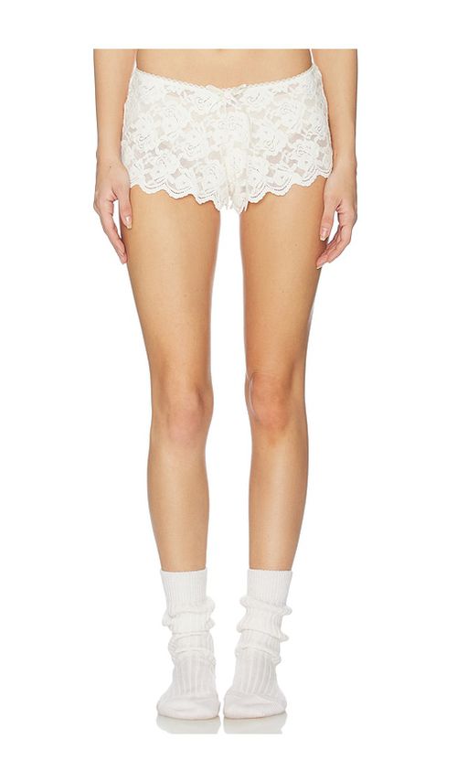 For Love & Lemons Cloud Lace Short in White. - M also in L, S, XL