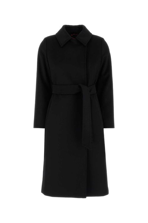 Black Wool Bcollag Coat