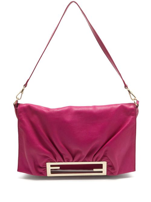 2009 FF flap shoulder bag - Pink