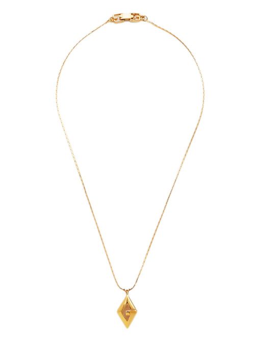1990s G logo necklace - Gold
