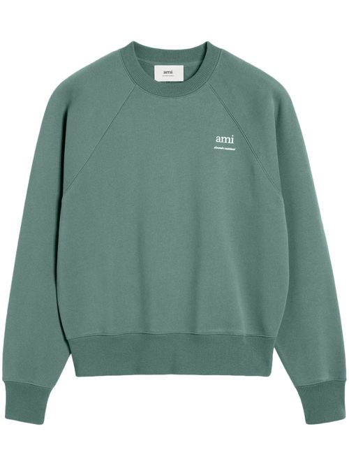Ami Alexandre Mattiussi organic-cotton sweatshirt - Green