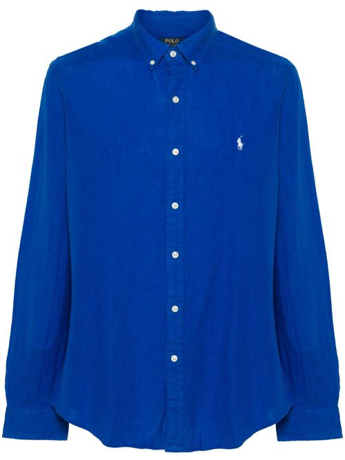 Polo Pony linen shirt - Blue