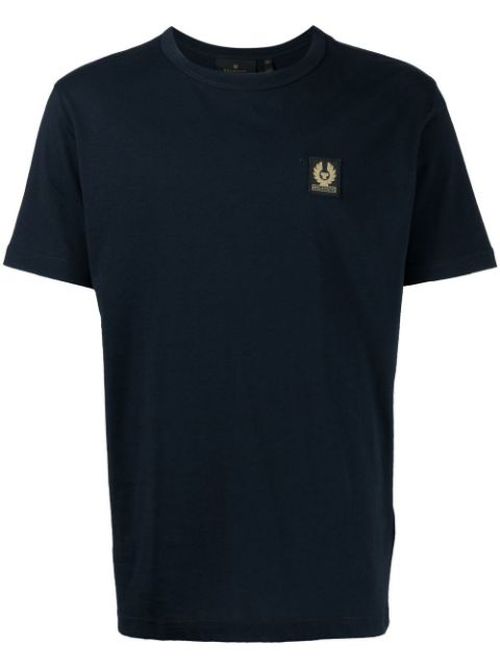 Logo-patch crew neck T-shirt