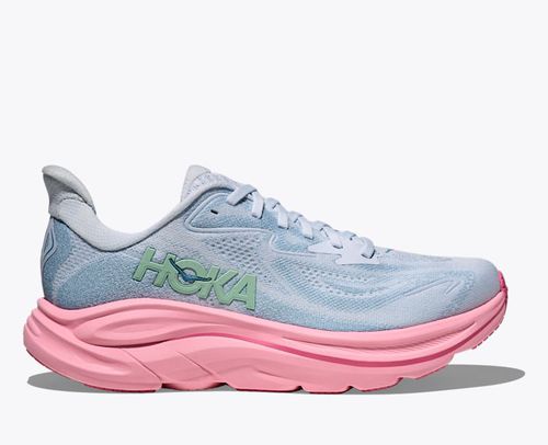 HOKA Women's Clifton 10 Shoes in Overcast/Petal
