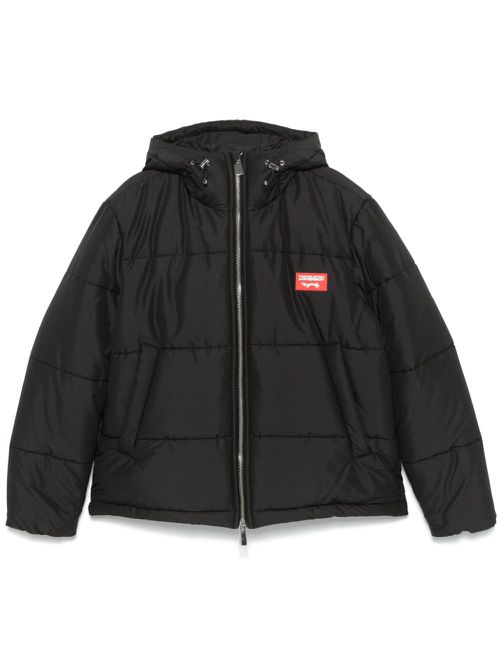Bunny puffer jacket - Black