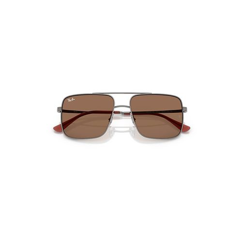 Ray-Ban Ari Bio-based Limited Sunglasses Gunmetal Frame Brown Lenses 56-16