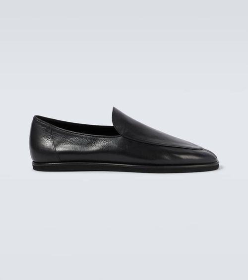 Leather loafers