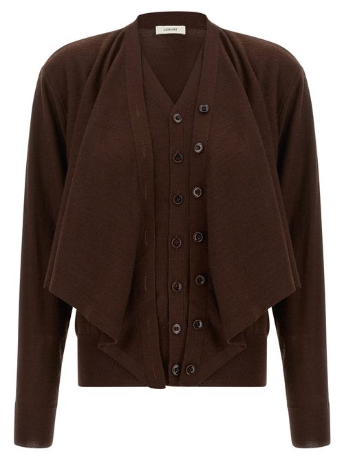 Cardigan — Brown