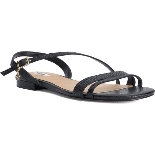 Dune London Womens Ladies Levon - Flat Leather Sandals - Black