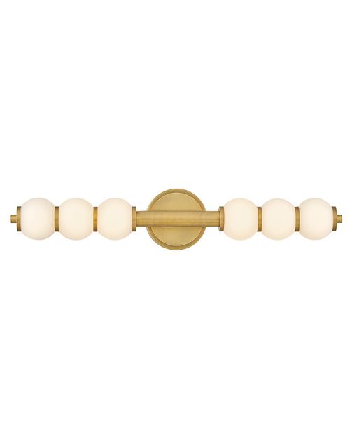 Lacquered Brass LED Wall Sconce from the Trigo Collection