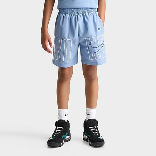 Big Kids Multi Dri-FIT Training Shorts in Work Blue/White