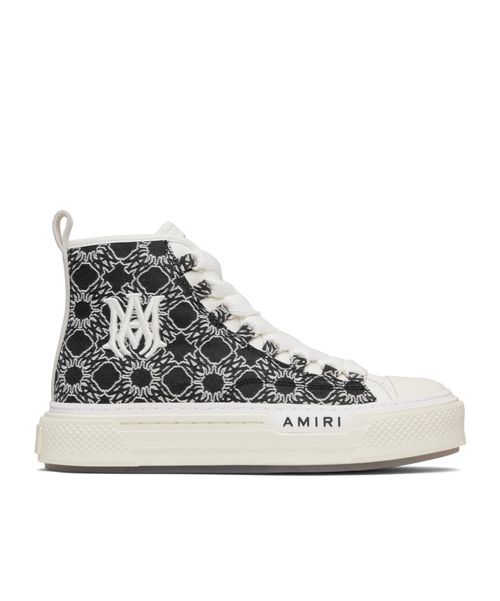 Lace-up high-top sneakers