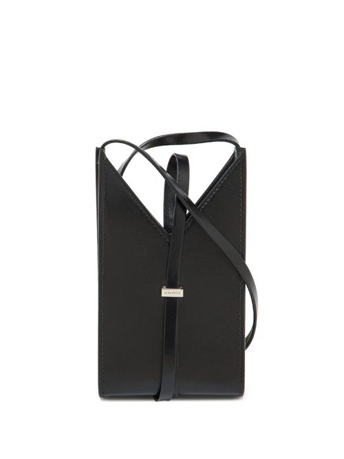 Micro Cut Out cross body bag - Black