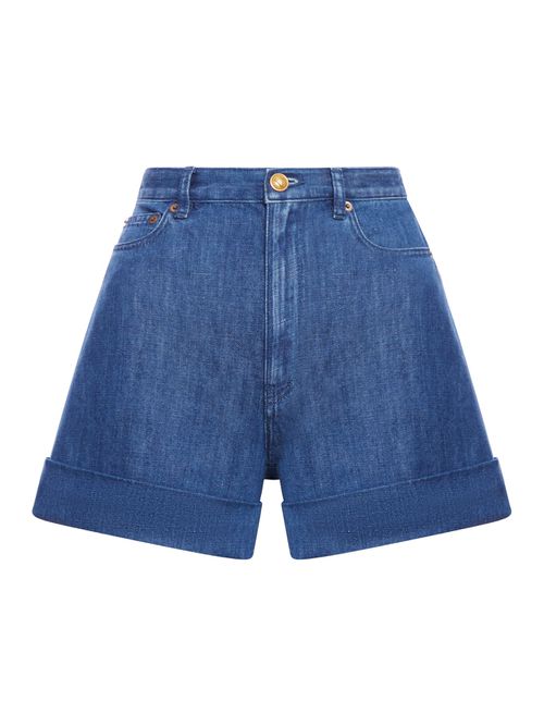 Denim Waisted Shorts