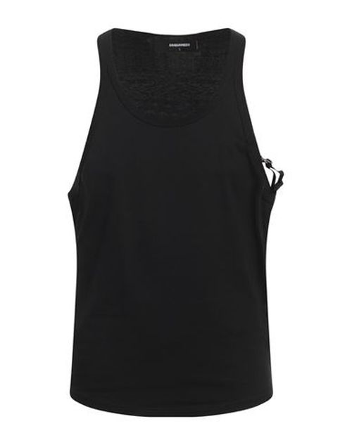 Dsquared2 Man Tank top Black Size L Cotton