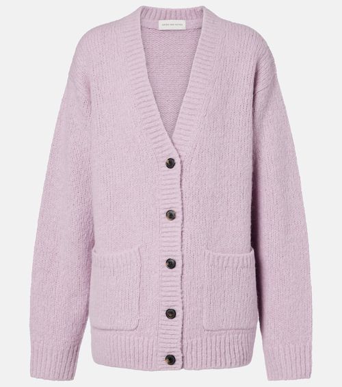 Alpaca and wool-blend cardigan