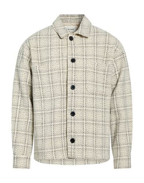 Man Jacket Ivory Size M Wool, Polyamide