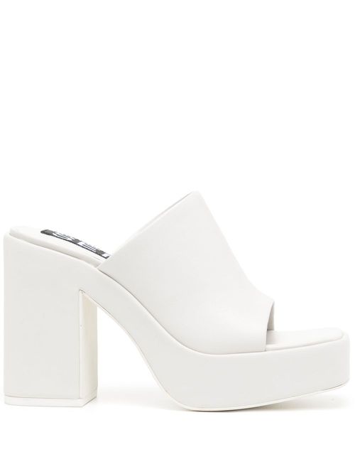 Yael leather mules - White