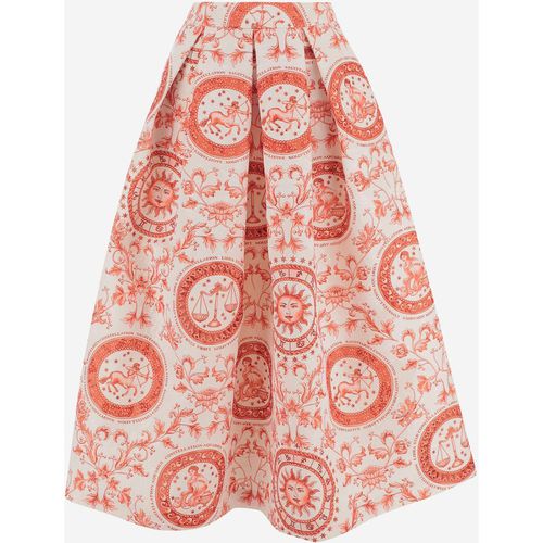 Falda acampanada con estampado de fantasía de Lunatica Milano