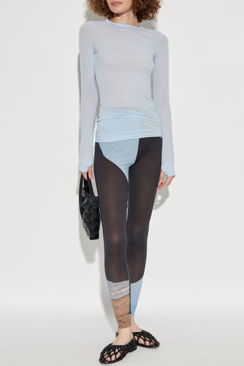 Long-sleeve Top, Women's, Light Blue