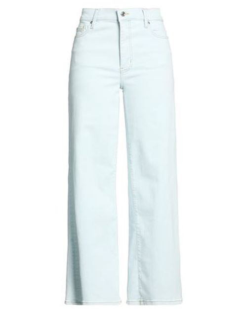 Woman Jeans Blue Size 25 Cotton, Pre